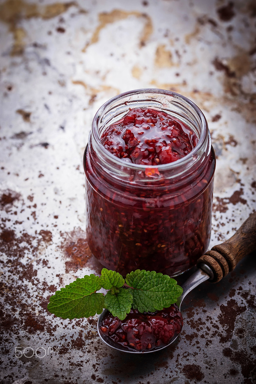 Sigma 105mm F2.8 EX DG OS HSM sample photo. Raspberry jam in a jar photography