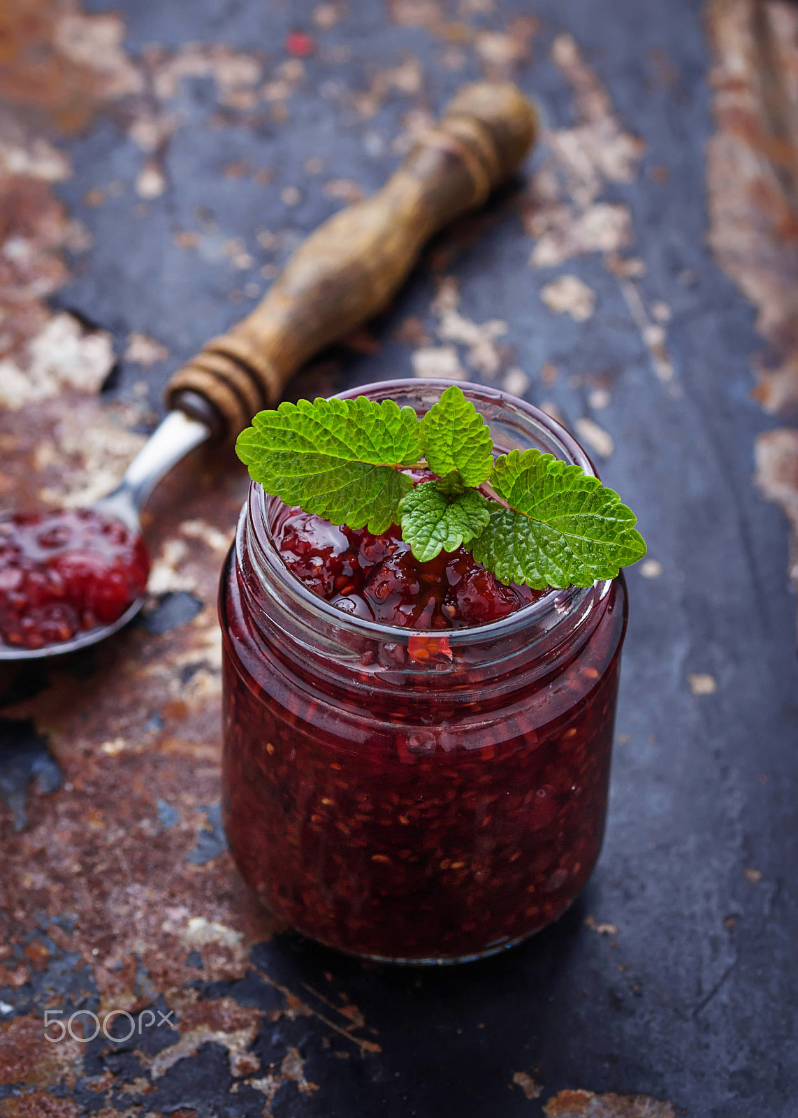 Sigma 105mm F2.8 EX DG OS HSM sample photo. Raspberry jam in a jar photography