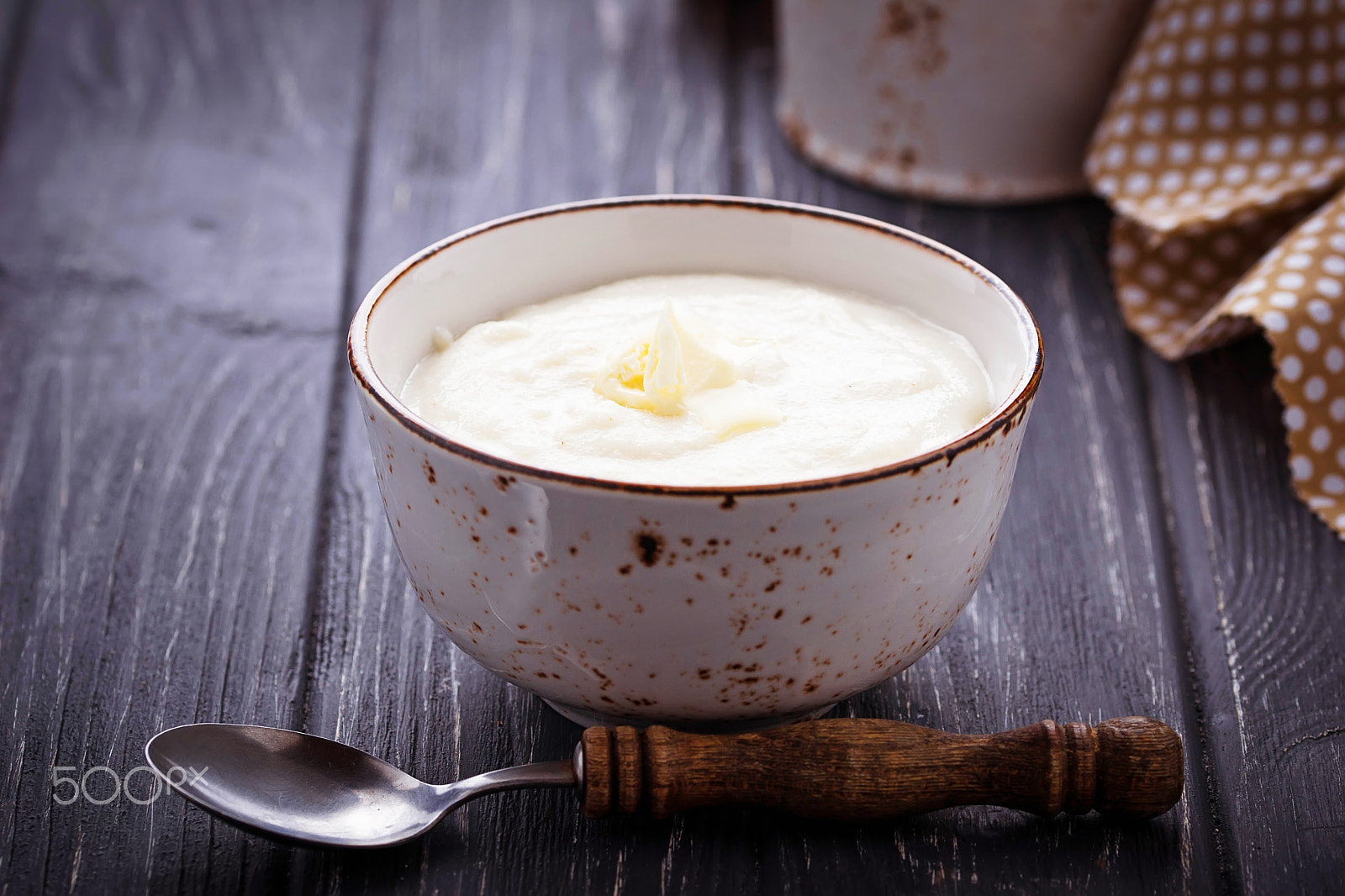 Sigma 105mm F2.8 EX DG OS HSM sample photo. Sweet semolina porridge photography