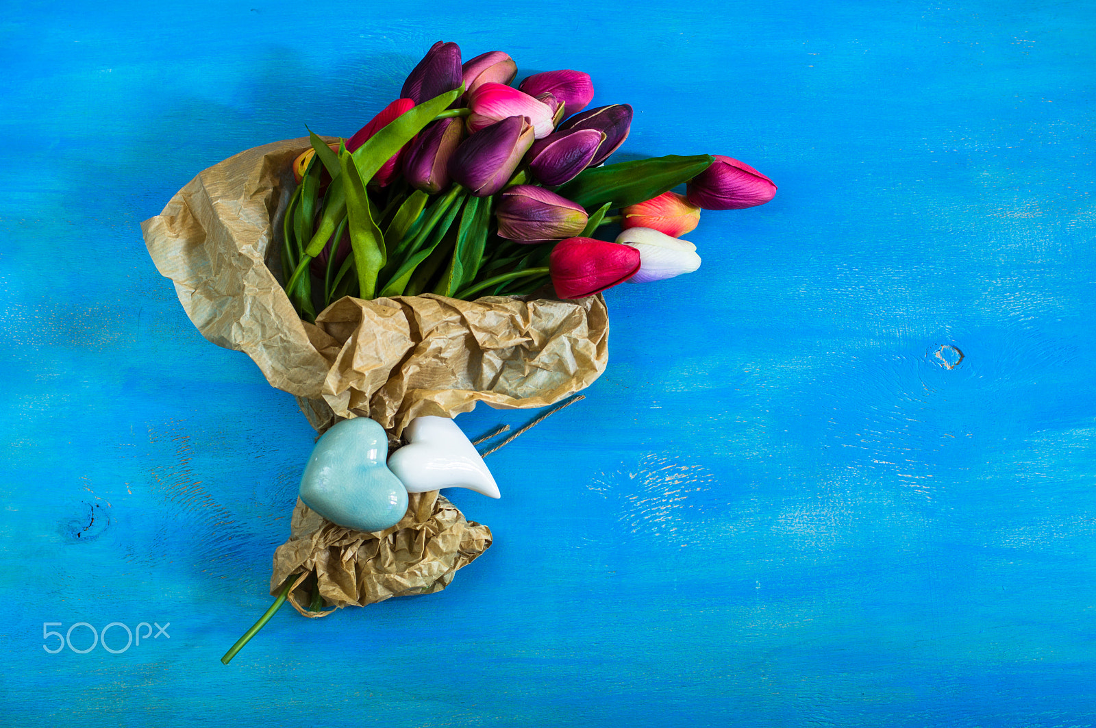 Sony SLT-A55 (SLT-A55V) + Sony DT 30mm F2.8 Macro SAM sample photo. Bouquet of colorful tulips photography