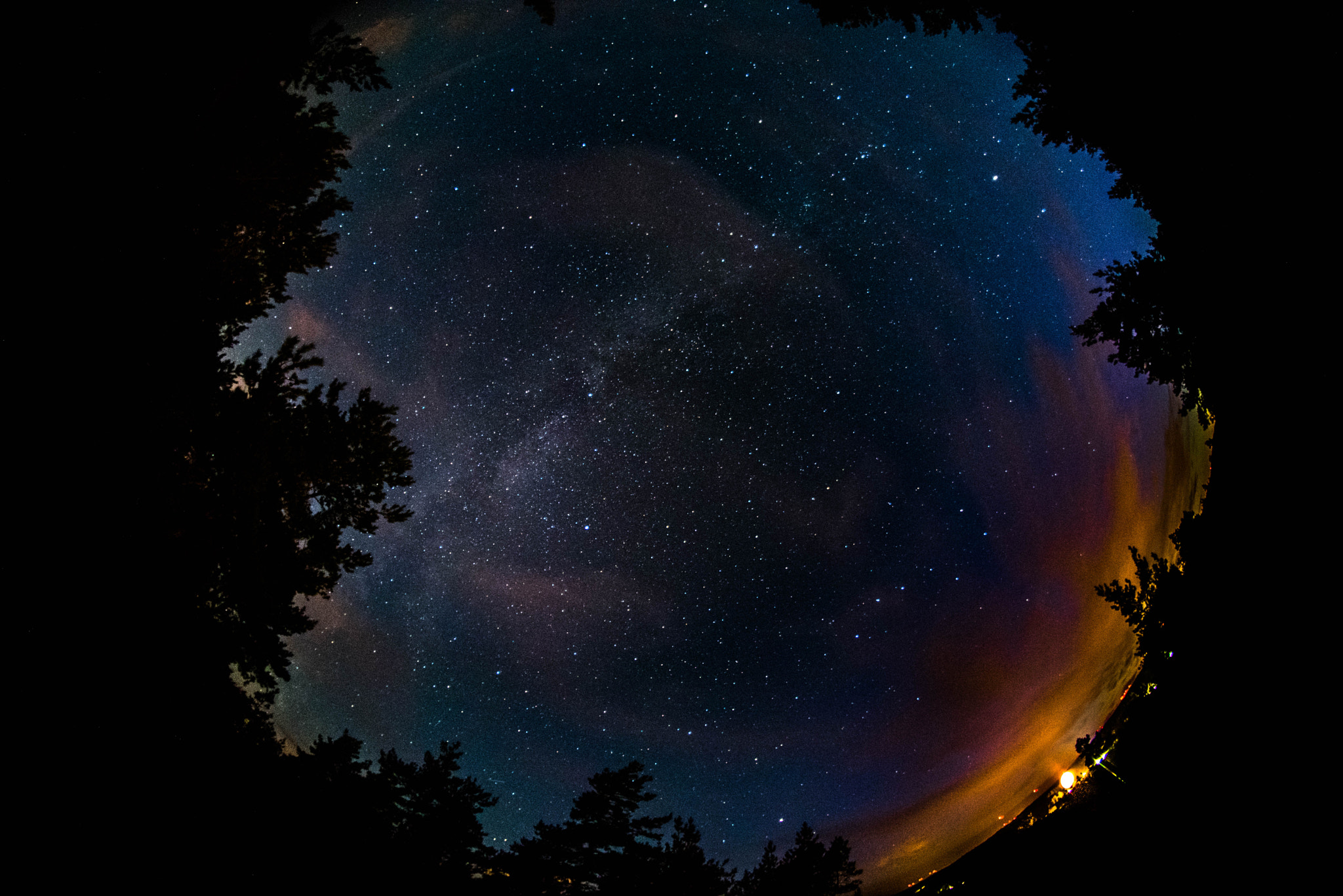 Nikon D750 + Samyang 8mm F3.5 Aspherical IF MC Fisheye sample photo. Stars photography