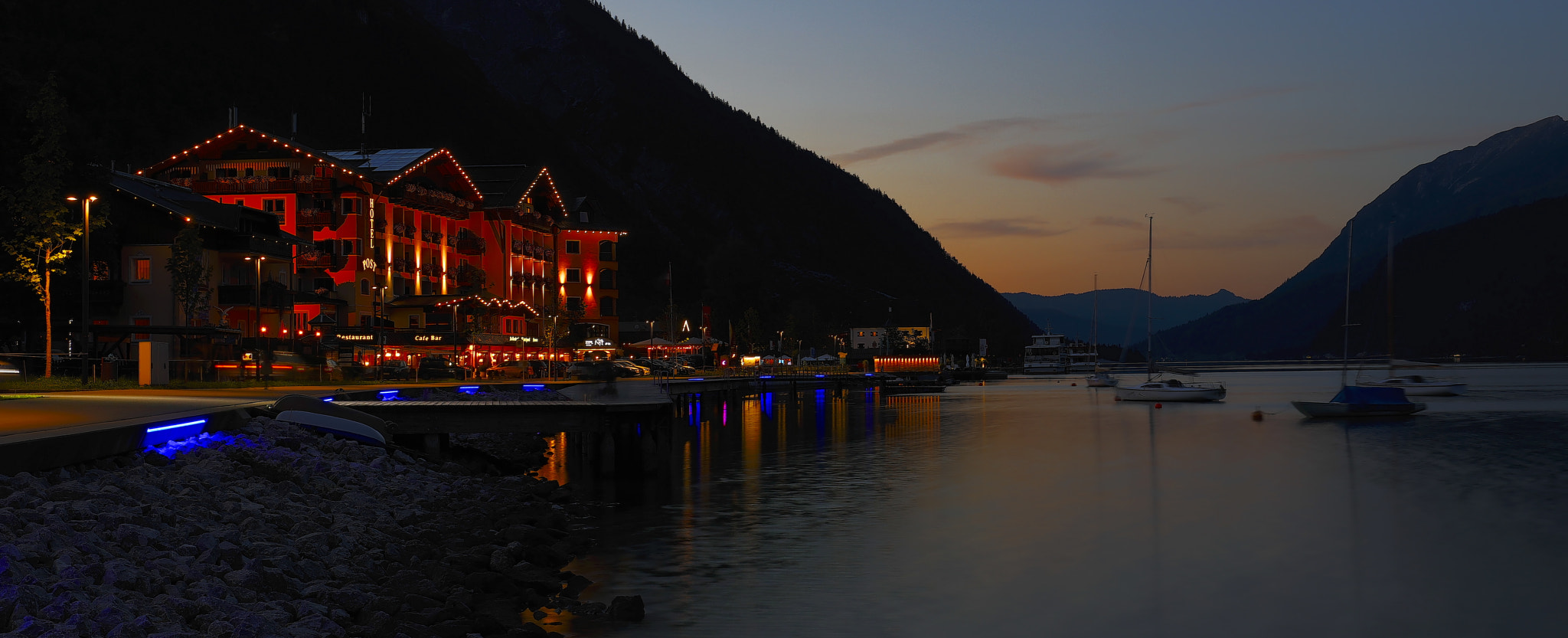 Canon EF 16-35mm F4L IS USM sample photo. Pertisau at achensee photography