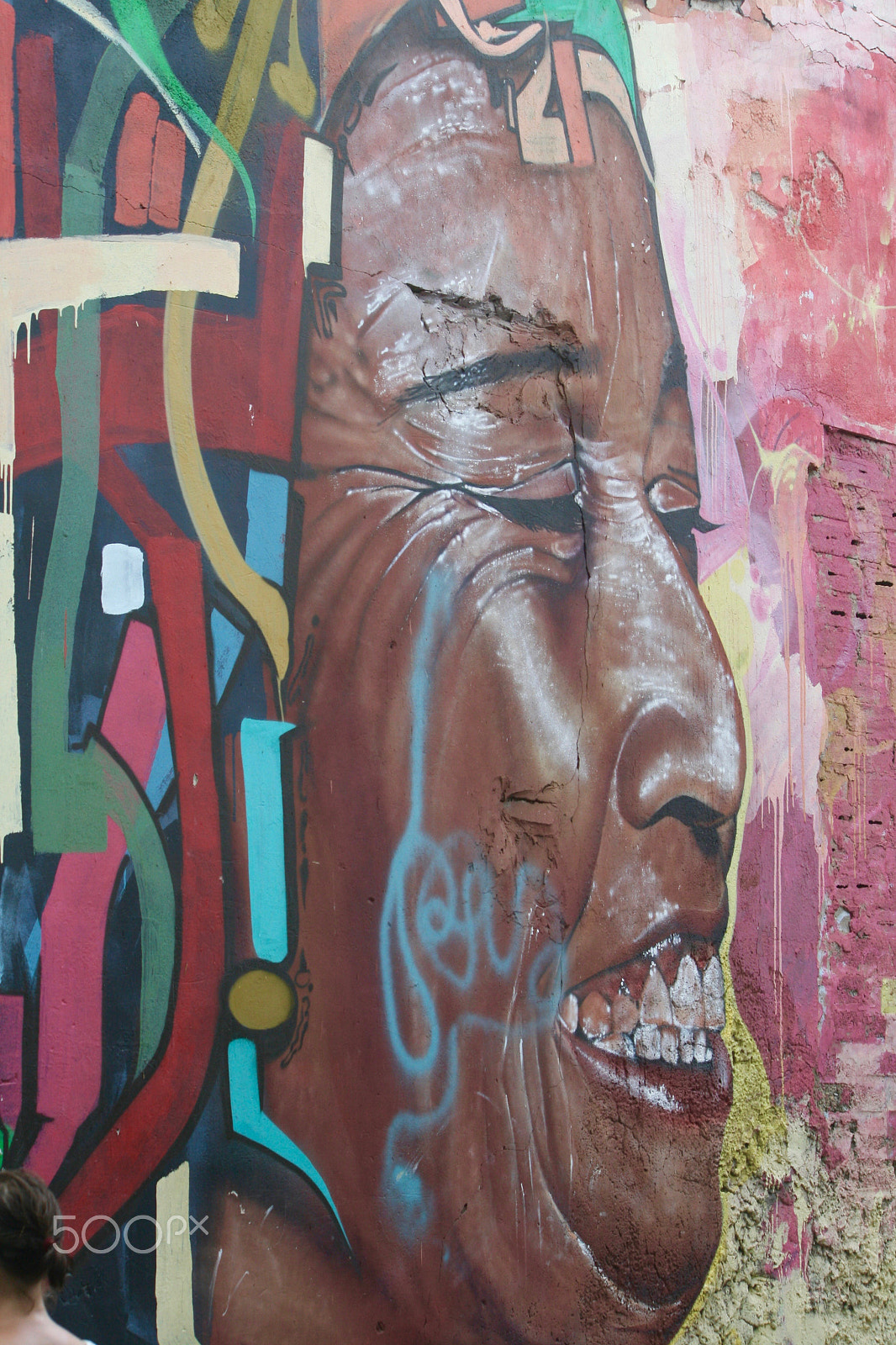 Canon EOS 400D (EOS Digital Rebel XTi / EOS Kiss Digital X) sample photo. Cartagena street art photography