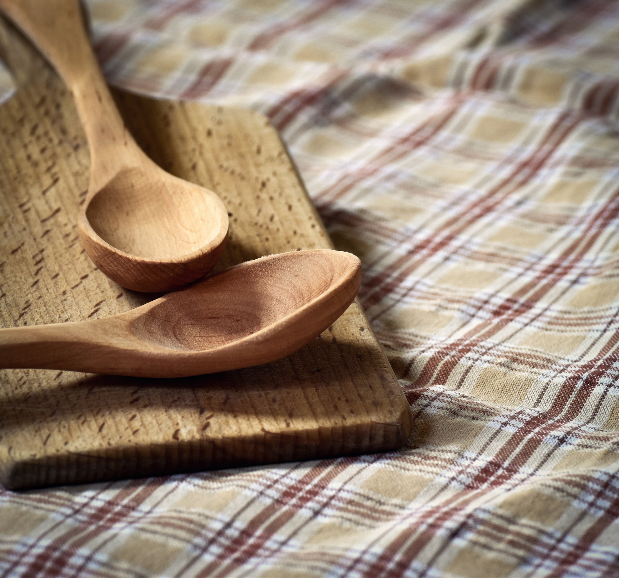 Nikon D5500 + Tamron SP 70-300mm F4-5.6 Di VC USD sample photo. Traditional wooden spoon on the plate photography