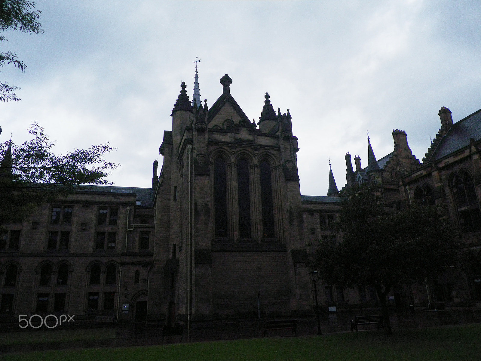 Pentax Optio P80 sample photo. University chapel building photography