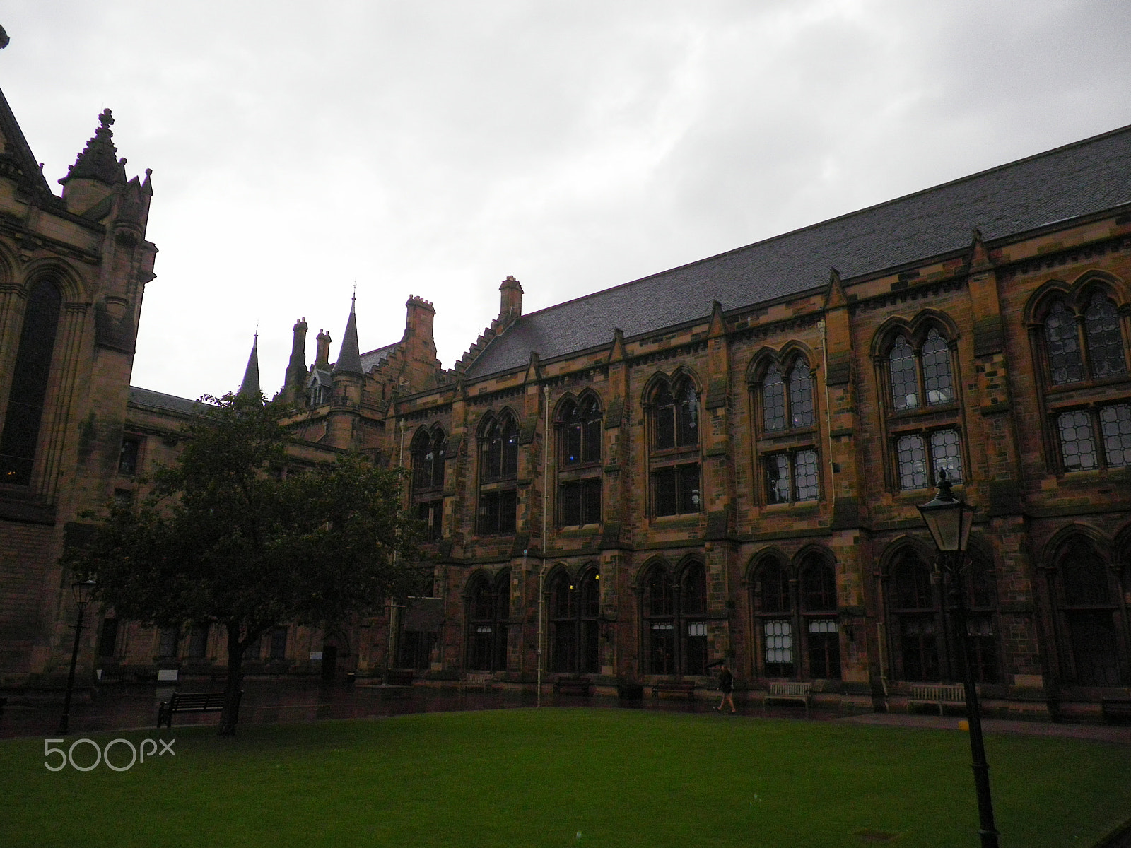 Pentax Optio P80 sample photo. Glasgow university business . photography
