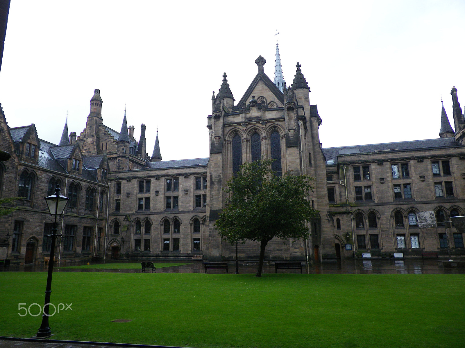Pentax Optio P80 sample photo. Glasgow uni chapel photography
