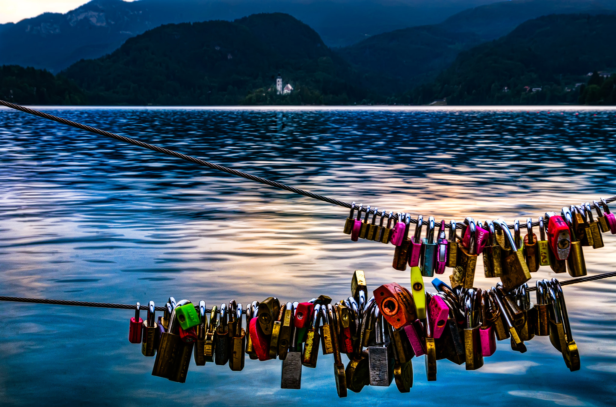 Pentax K-5 sample photo. The unbearable heaviness of love padlocks photography