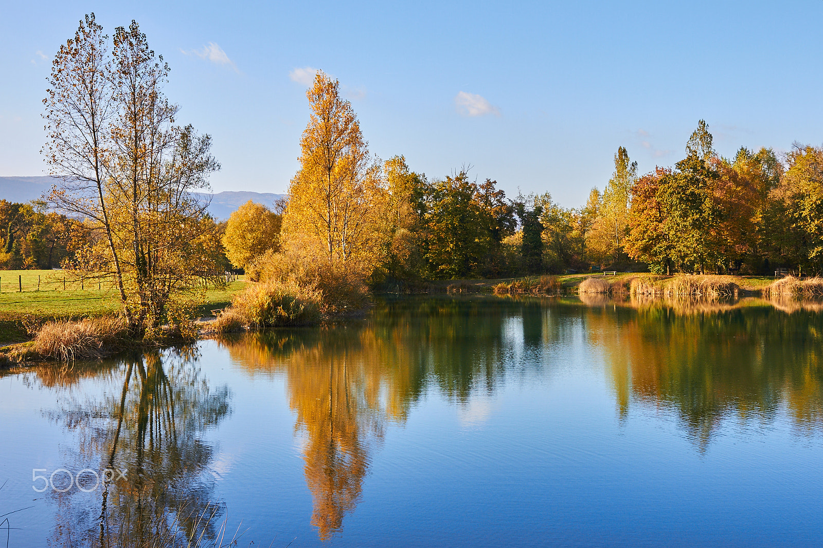 Sigma 24-70mm F2.8 EX DG HSM sample photo. Reflections and automn colors photography