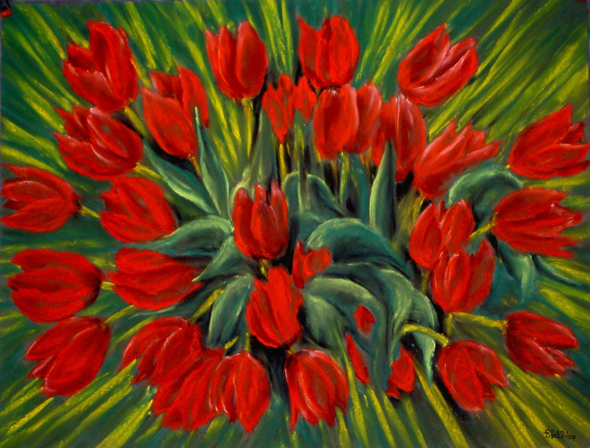 KONICA MINOLTA DiMAGE G400 sample photo. Painted with softpastel photography