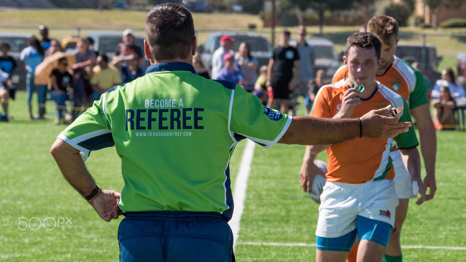Panasonic Lumix DMC-GH4 sample photo. Rugby ref photography