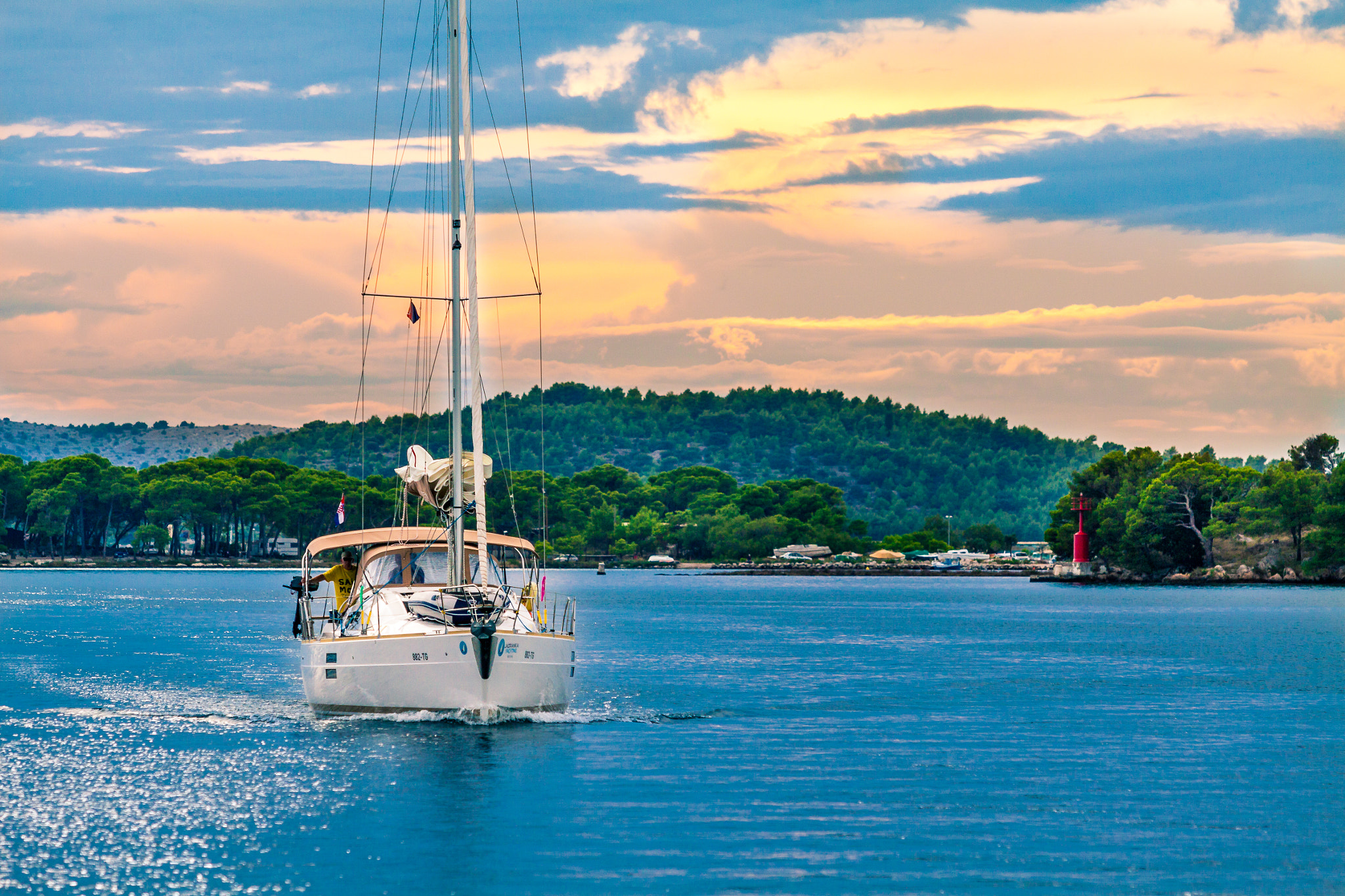 Canon EF 70-200mm F2.8L USM sample photo. Adriatic sea sailing photography