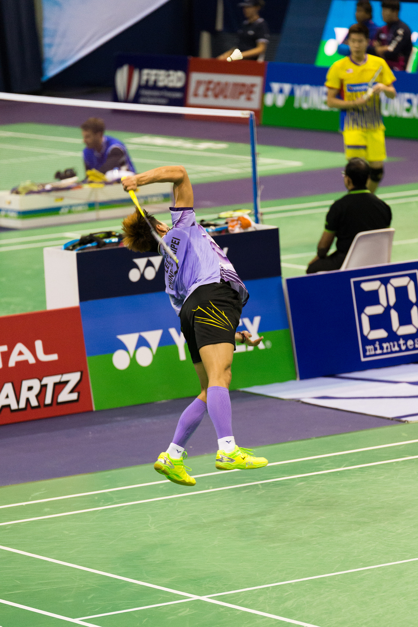 Tamron SP 70-200mm F2.8 Di VC USD sample photo. Badminton internationaux france paris photography