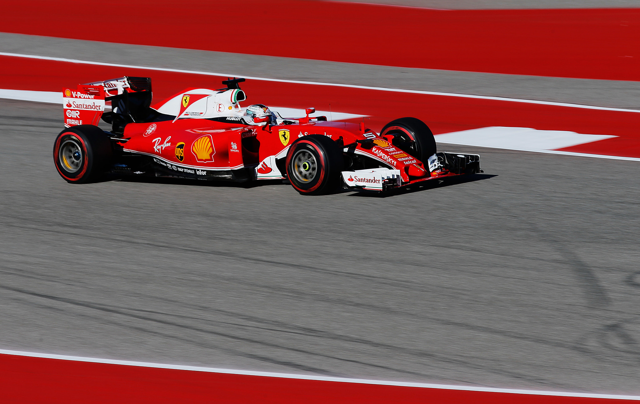Canon EOS-1D X sample photo. Seb vettel - us grand prix 2016 photography