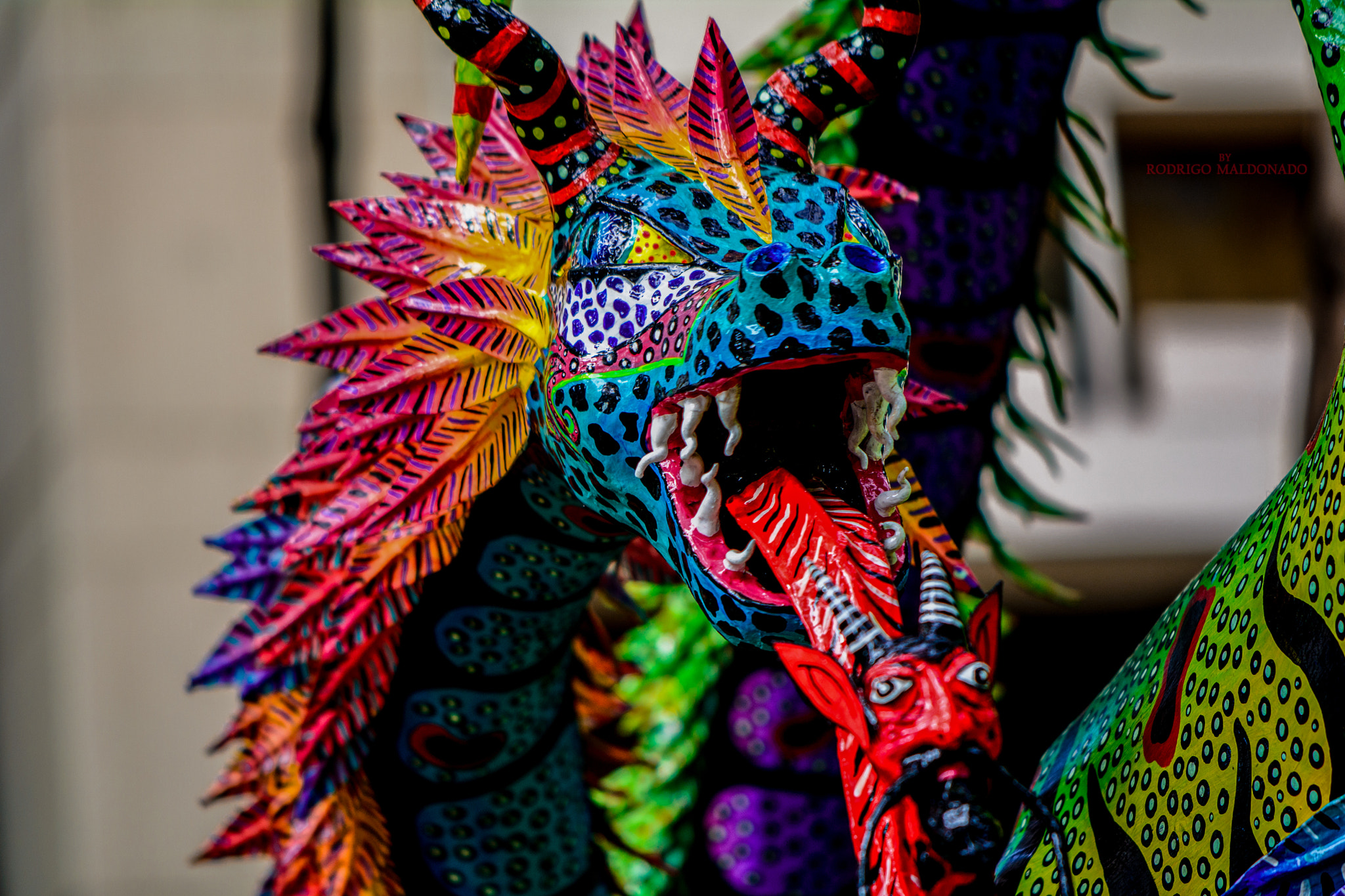 Nikon AF-S DX Micro-Nikkor 85mm F3.5G ED VR sample photo. Indomable head (tradición mexicana alebrijes). photography
