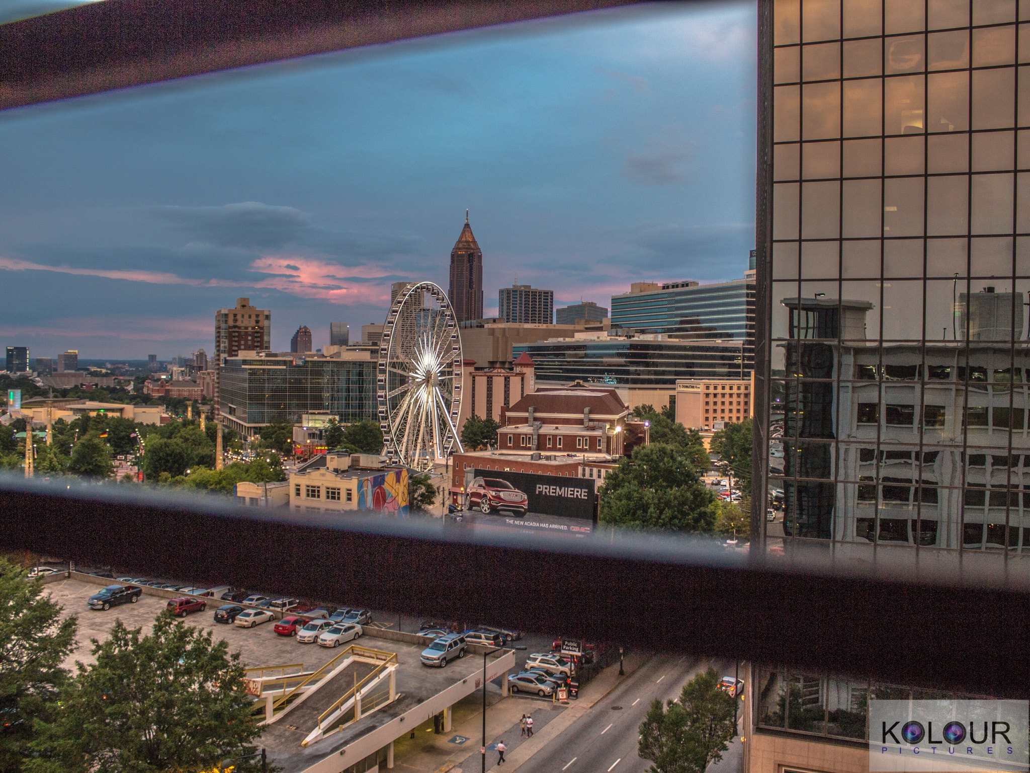 Canon EF-S 18-55mm F3.5-5.6 IS sample photo. Atlanta skyview photography