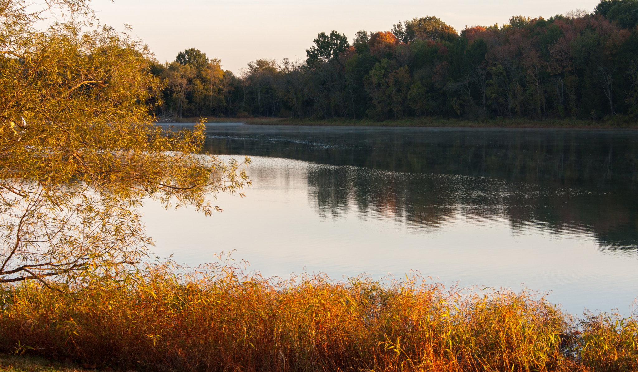 Canon EOS 40D sample photo. River sunrise photography