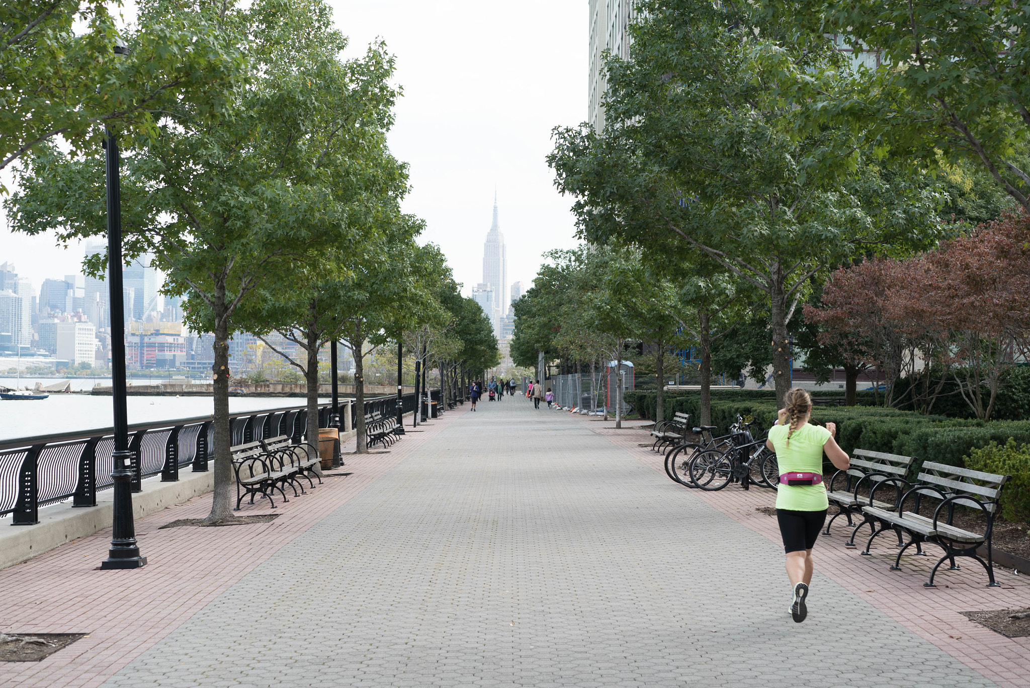 Sony a7S II + Sony Sonnar T* FE 55mm F1.8 ZA sample photo. Empire state of running photography