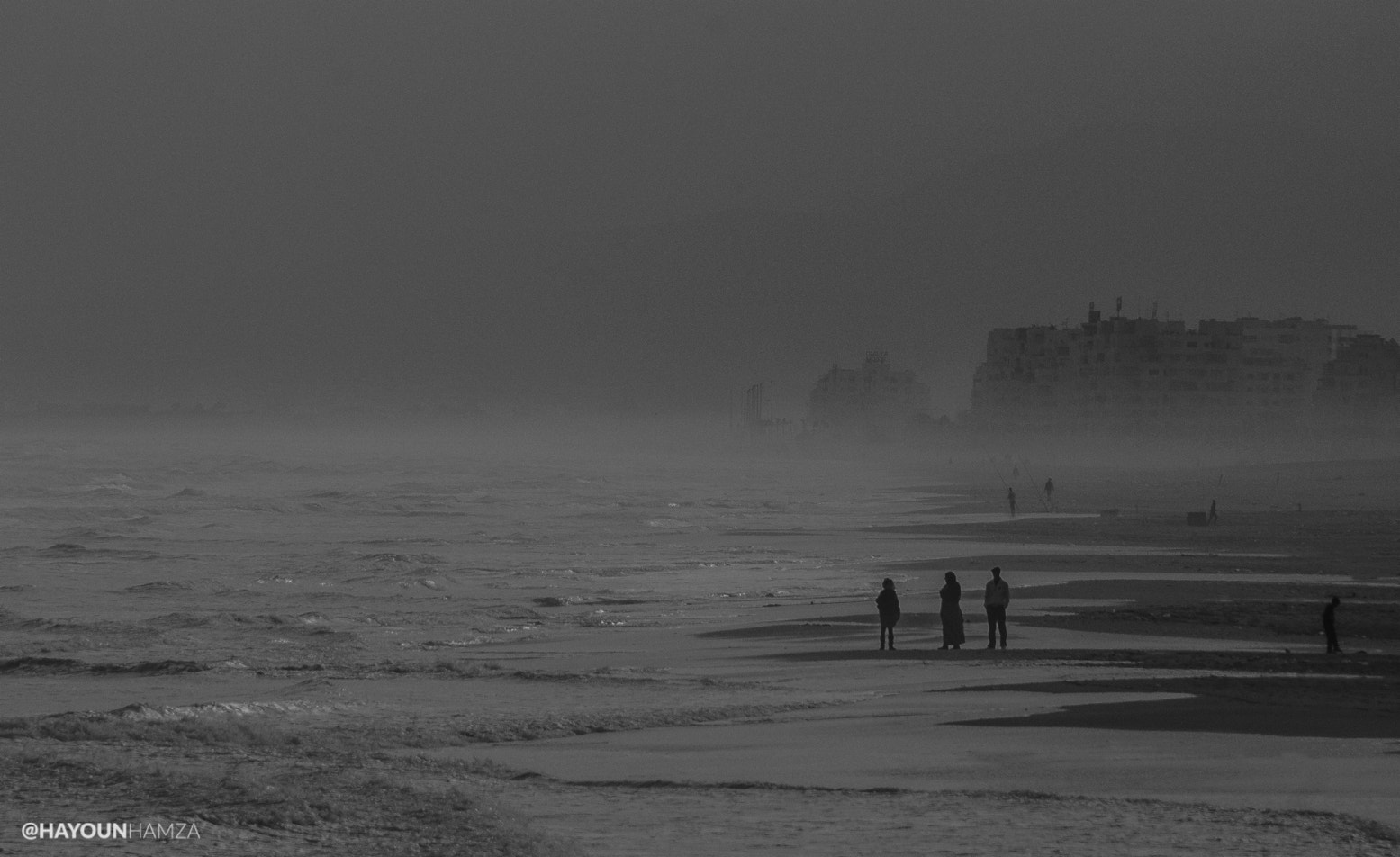 Canon EOS 60D sample photo. Foggy day - golf beach martil photography