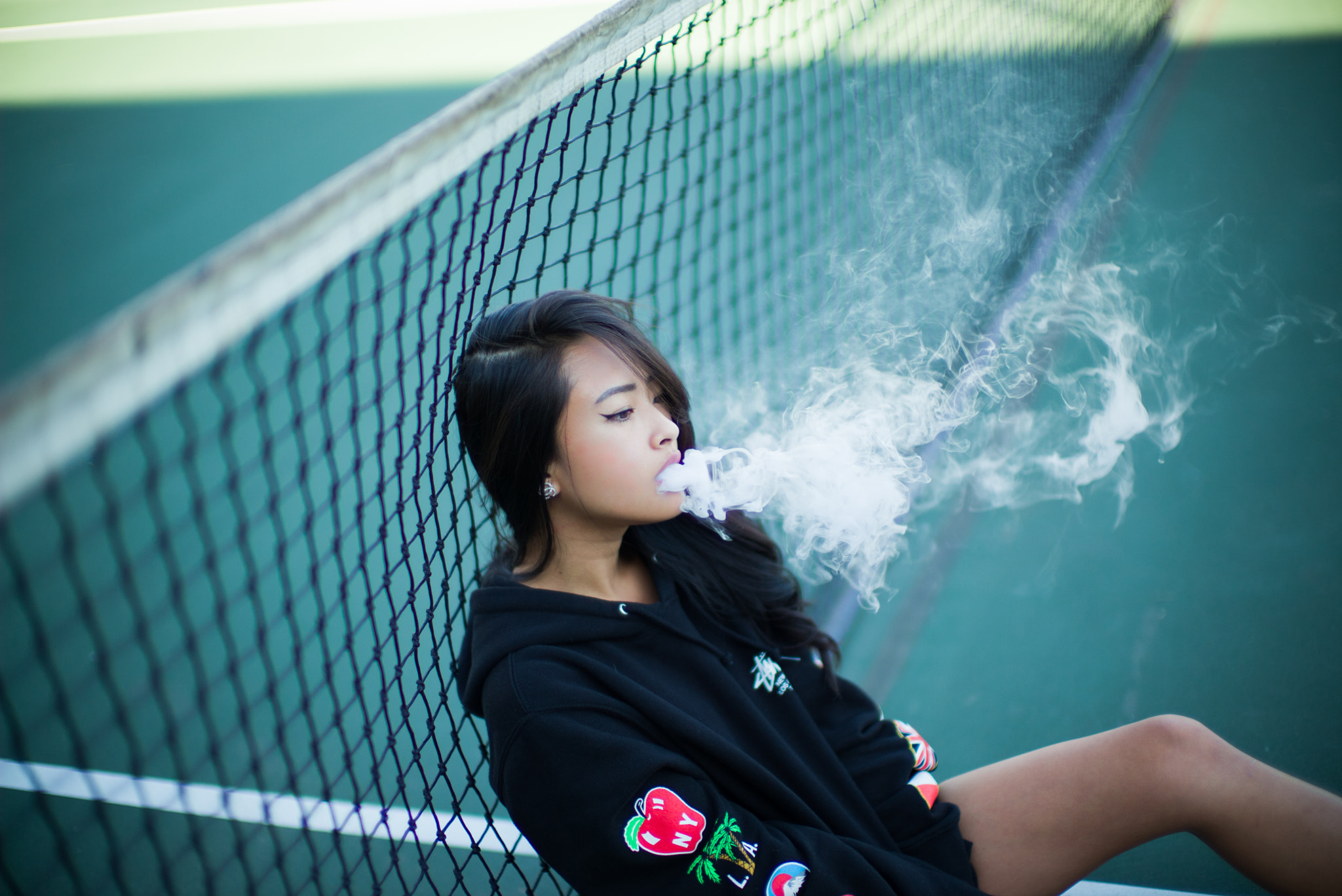 Leica M-D (TYP 262) sample photo. Tennis court and vapes photography