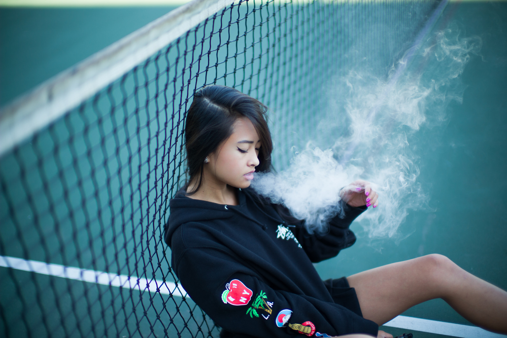 Leica M-D (TYP 262) sample photo. Tennis court and vapes photography