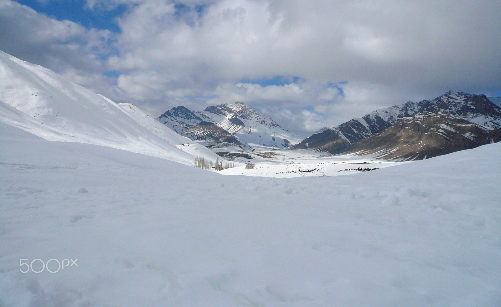 Panasonic DMC-FX07 sample photo. Snow & mountains photography