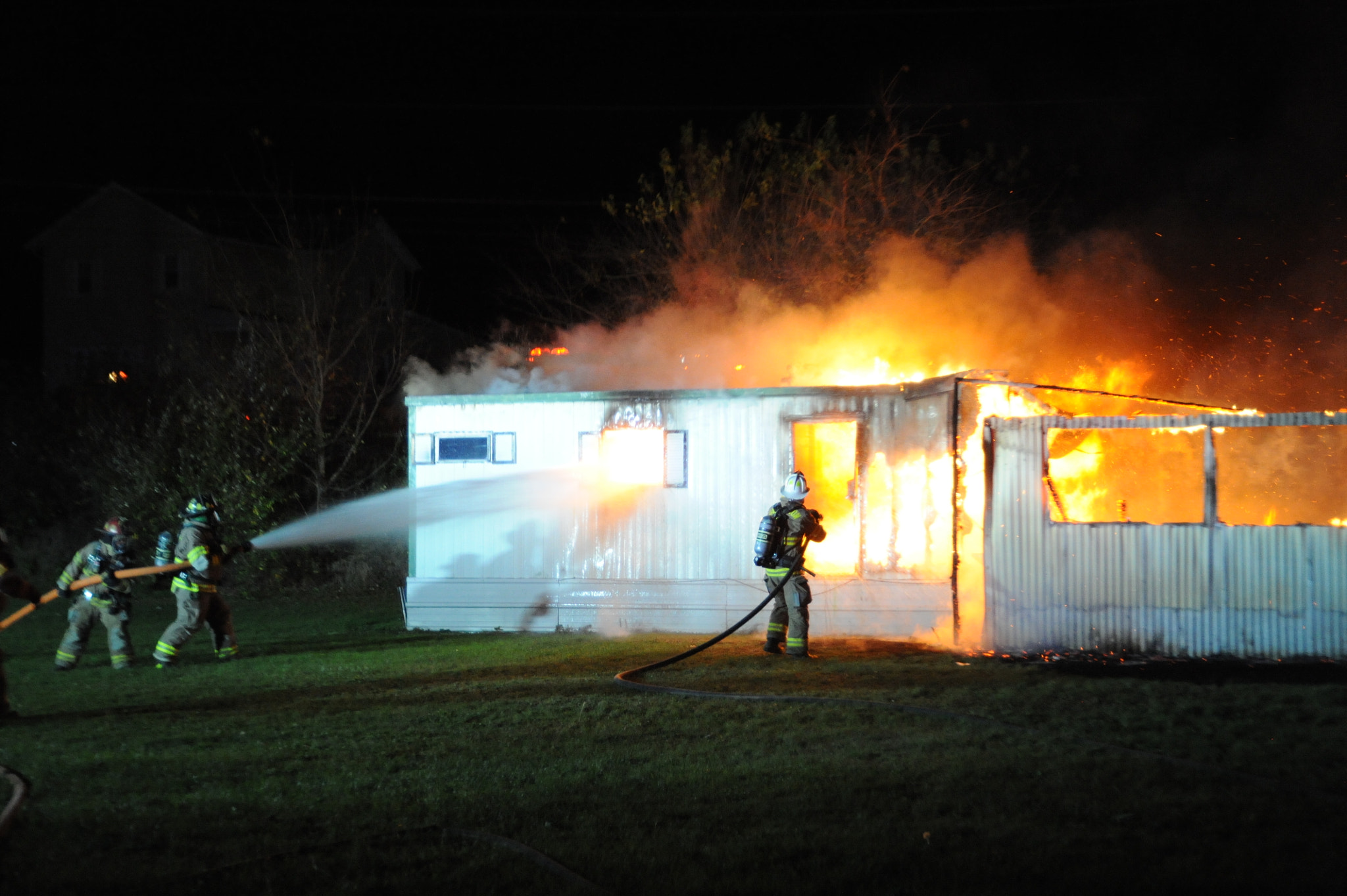Nikon D3 sample photo. Fire attack photography