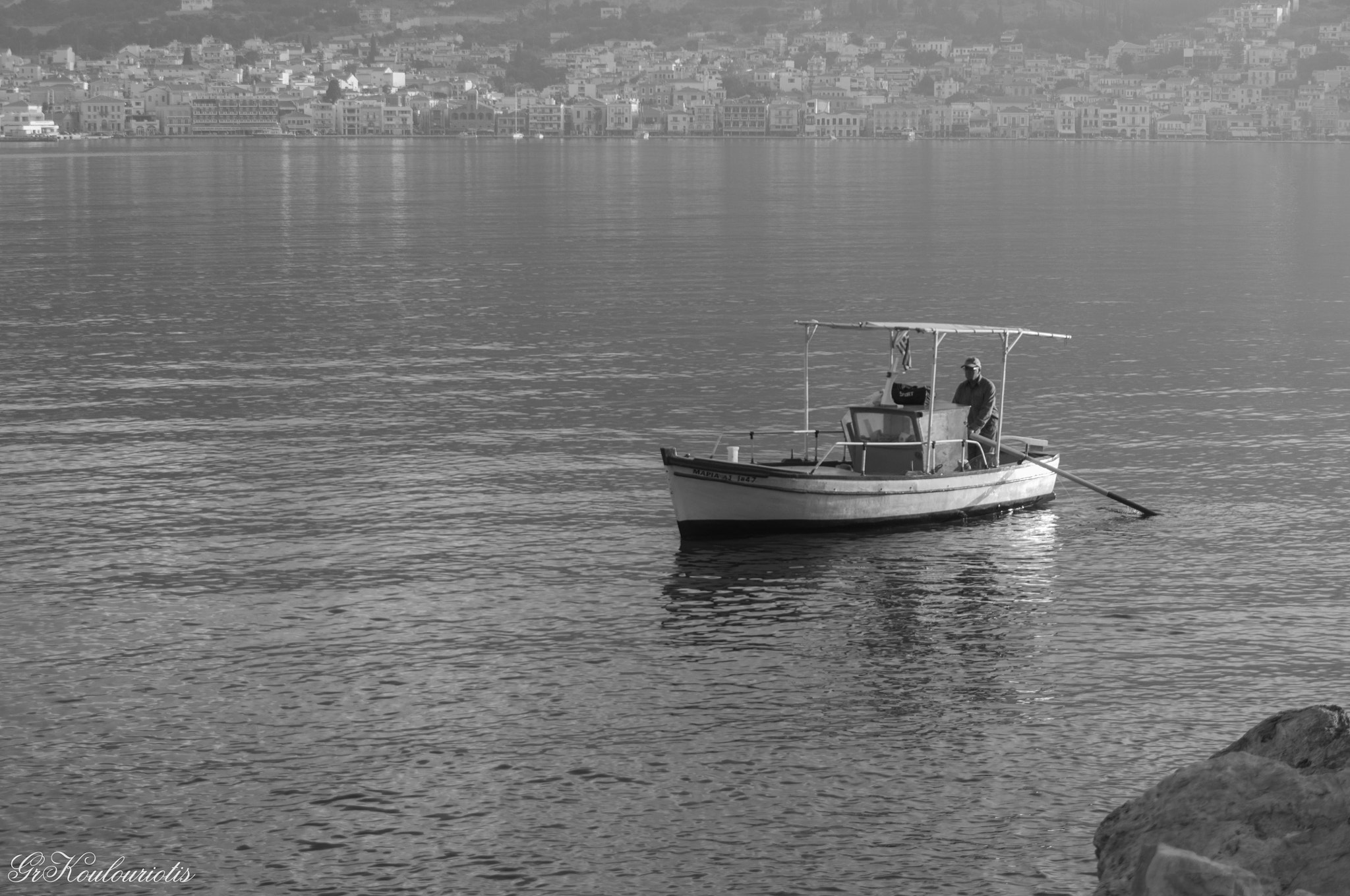 Nikon D90 sample photo. Fisherman with his boat photography