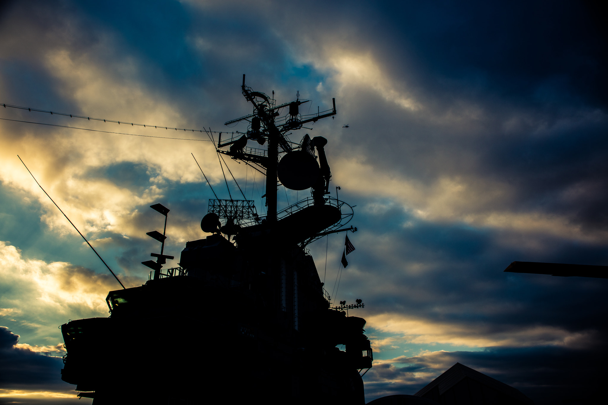 Canon EOS 5DS + Sigma 24-70mm F2.8 EX DG Macro sample photo. Handcarrier uss intrepid at sunset photography