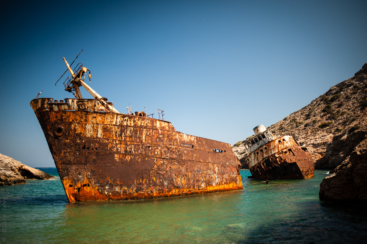 Nikon D700 + Nikon AF-S Nikkor 35mm F1.8G ED sample photo. The olympia shipwreck near kalotaritissa photography