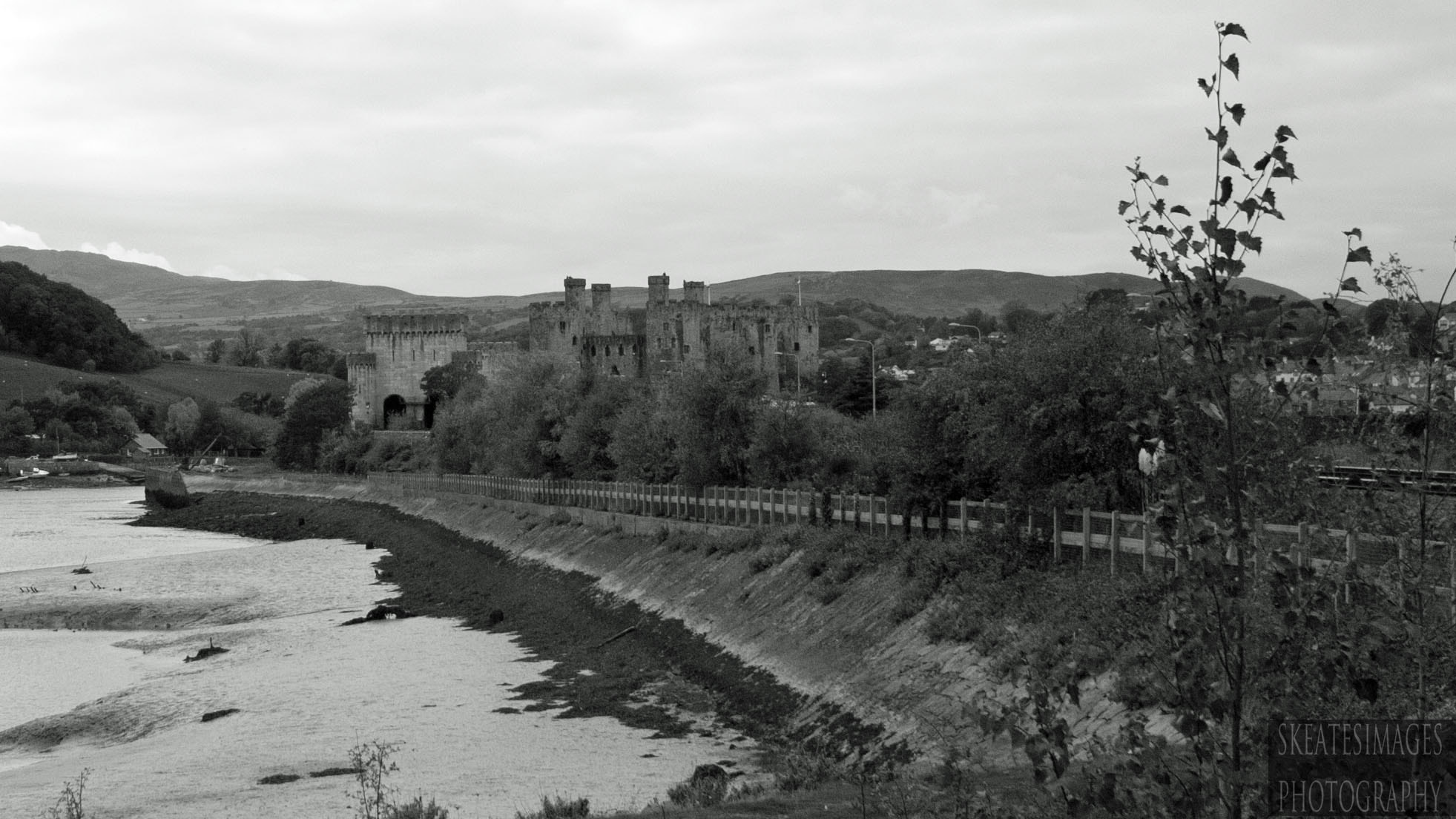 Canon EOS 40D sample photo. Conwy castle photography