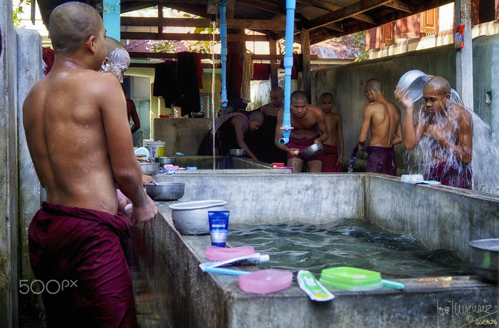 Sony SLT-A77 sample photo. 7:00 am. grooming time in the monastery mytinge. photography