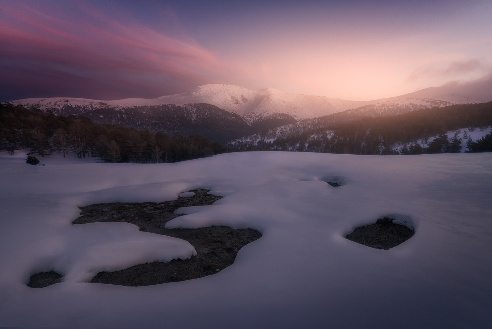 Tamron SP 15-30mm F2.8 Di VC USD sample photo. Pink mountain photography