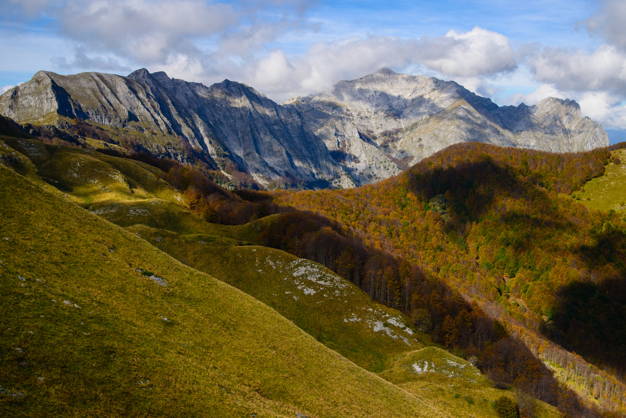 Nikon D800 sample photo. Autumn view of tambura summit photography