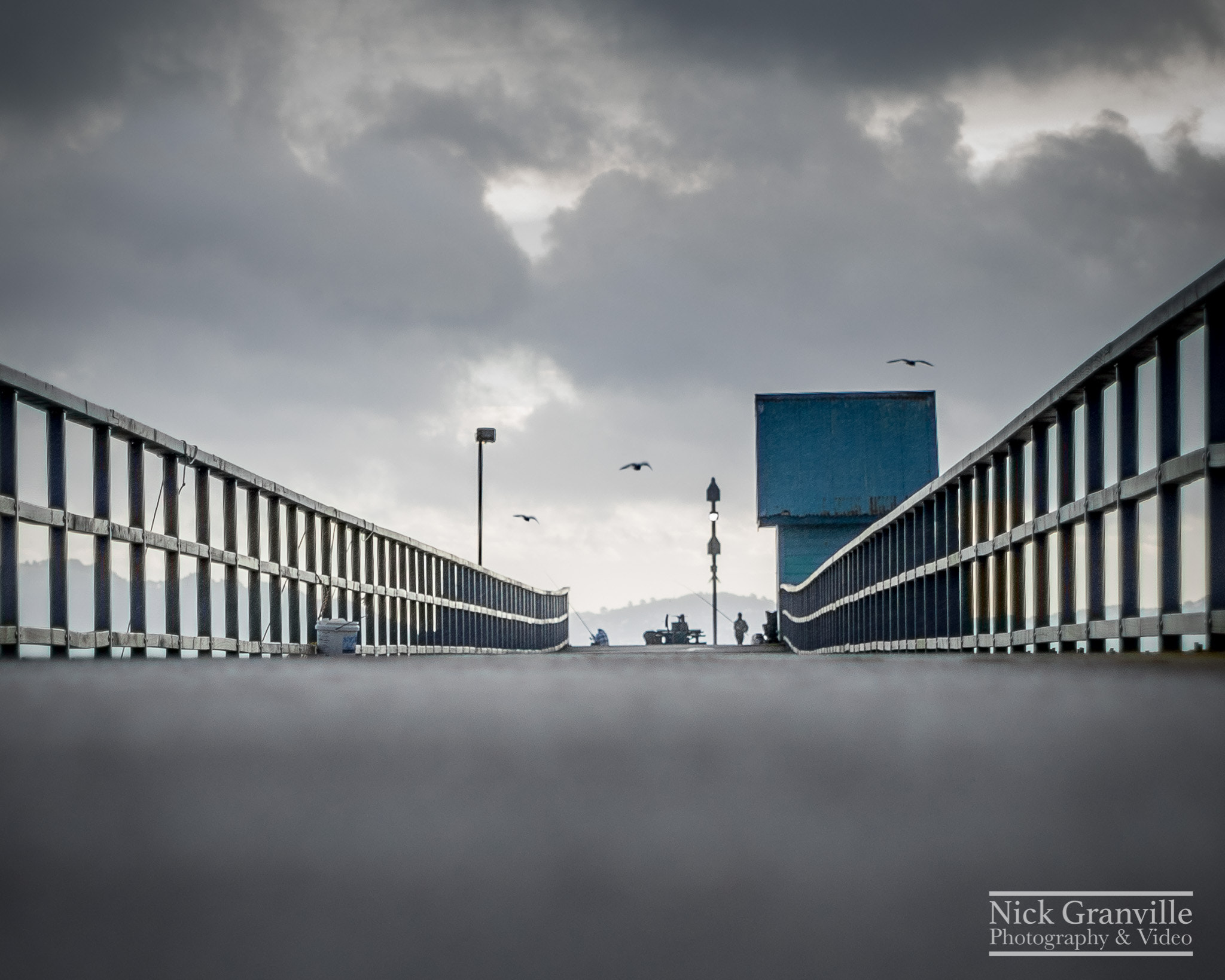 Sony a7R sample photo. Wharf fishermen photography