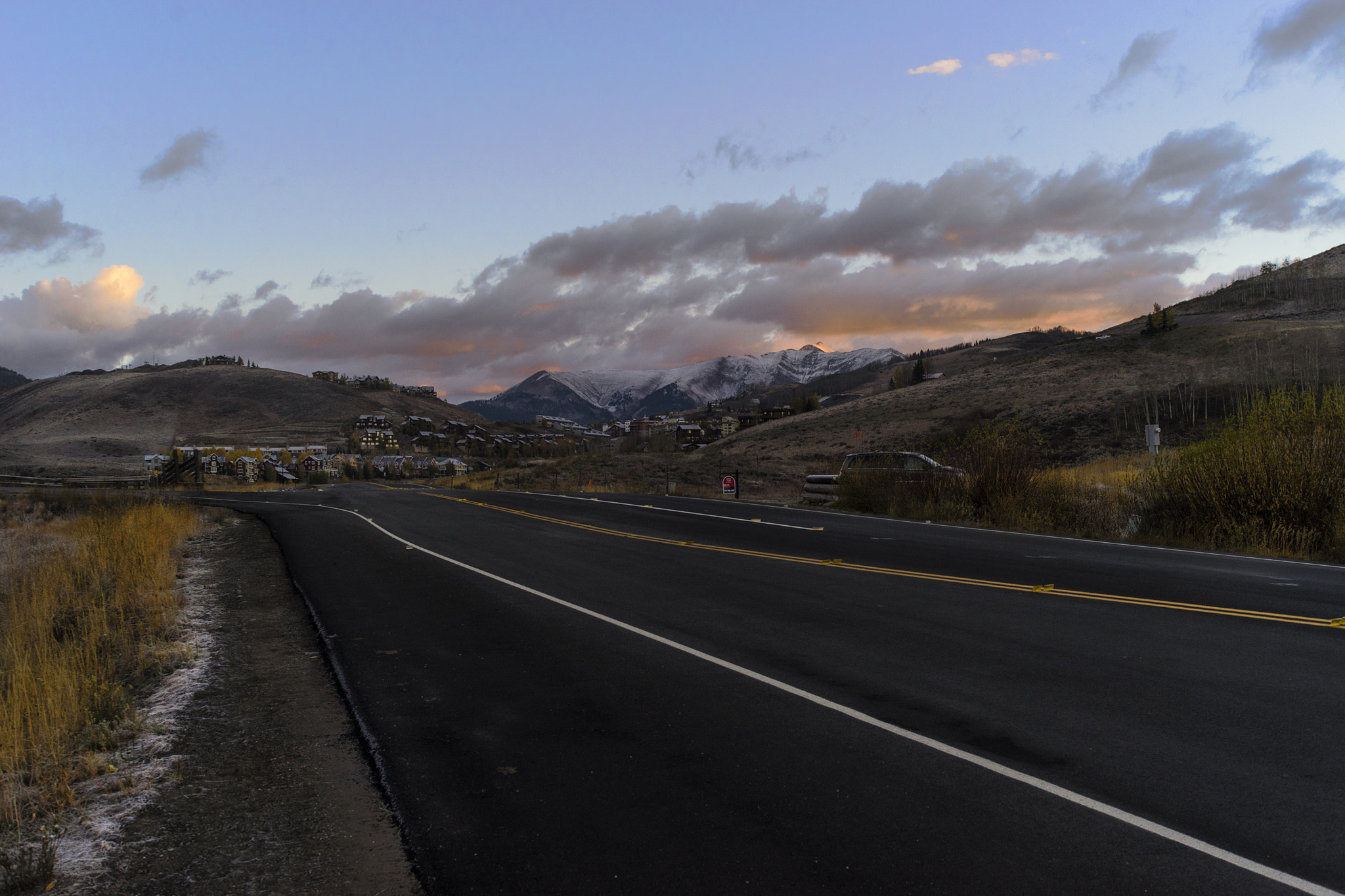 Sony a7 + 35-70mm F4 sample photo. Sunrise on mountains photography