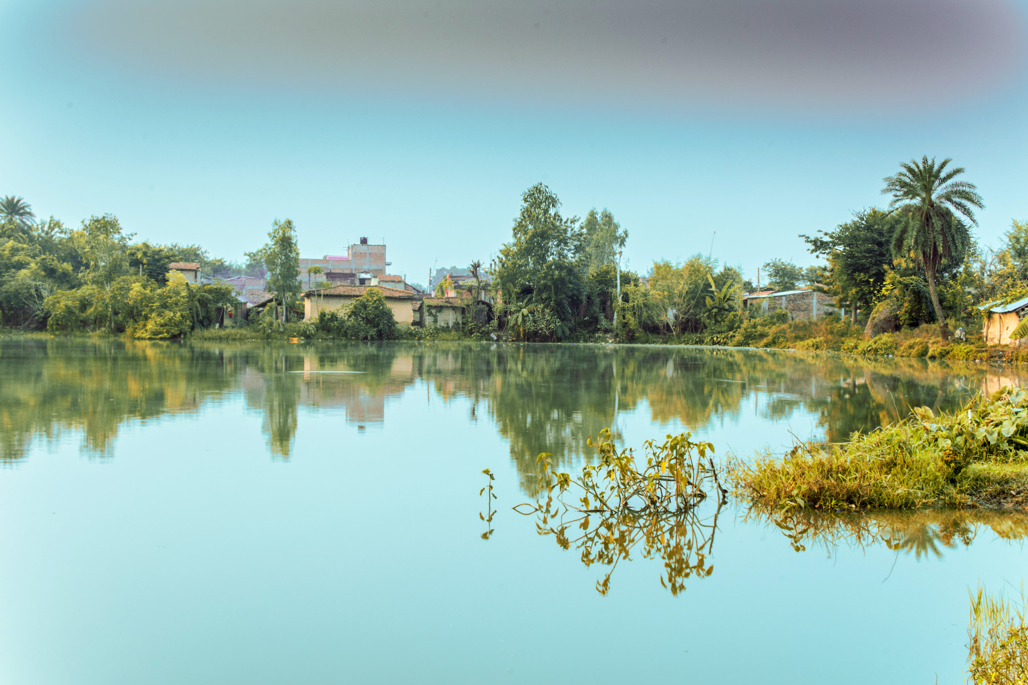 Nikon D7200 sample photo. Pond photography