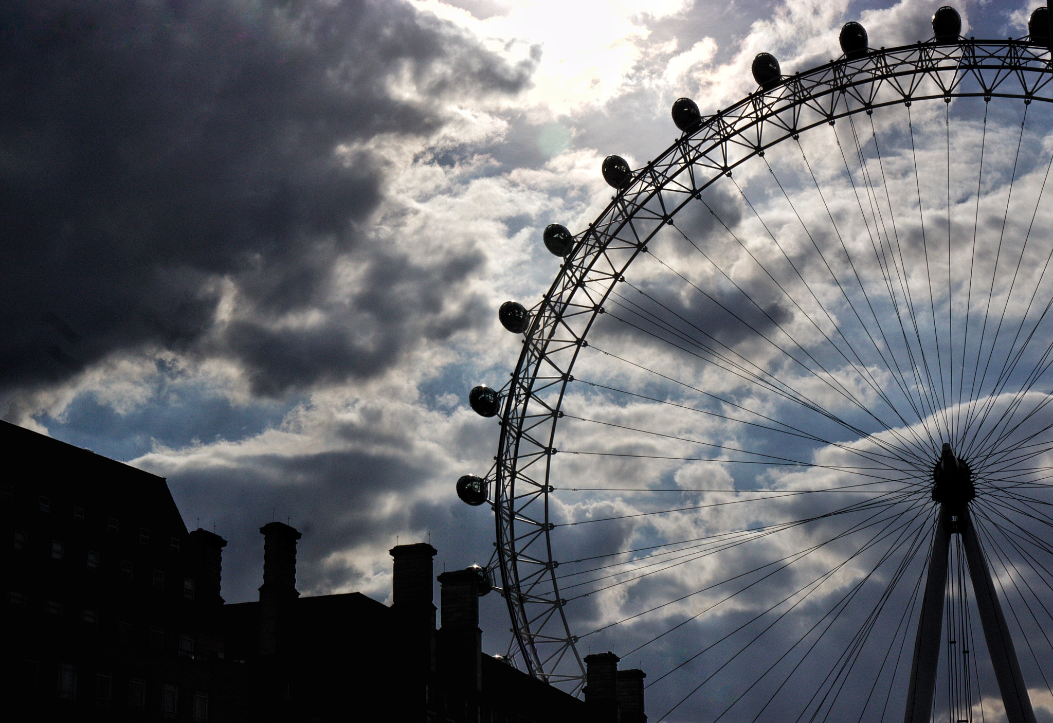 Canon 17-50mm sample photo. London eye, londres photography
