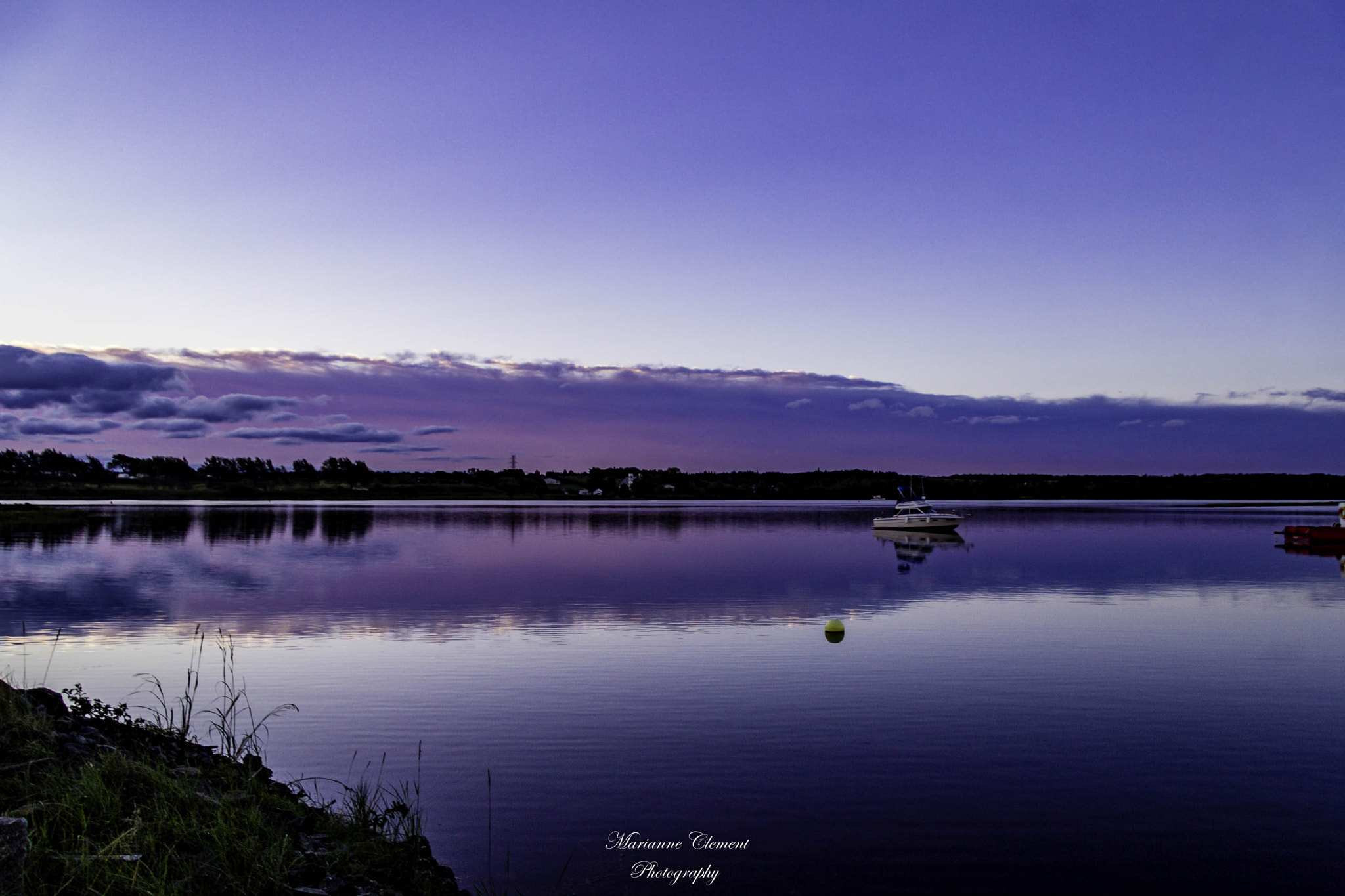 Canon EF-S 17-85mm F4-5.6 IS USM sample photo. Before sunrise of bras d'or lake photography