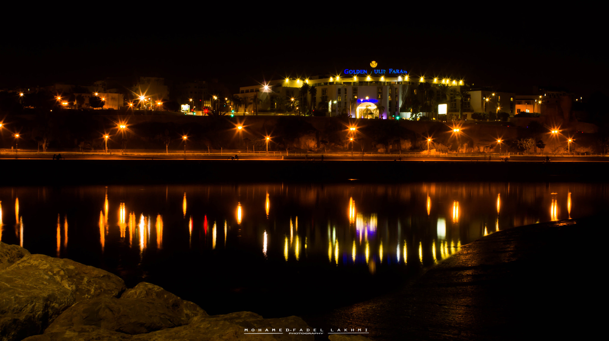 Sony SLT-A33 + Minolta AF 28-80mm F3.5-5.6 II sample photo. Night photography hotel golden tulip farah photography