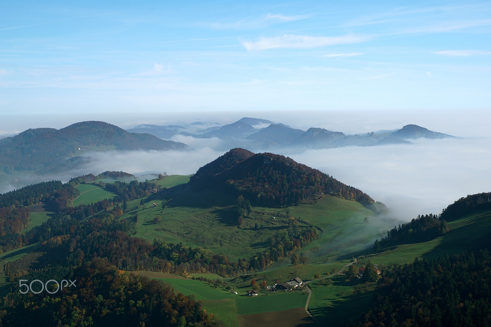 Sony DT 16-50mm F2.8 SSM sample photo. Nebelmeer belchenflue photography