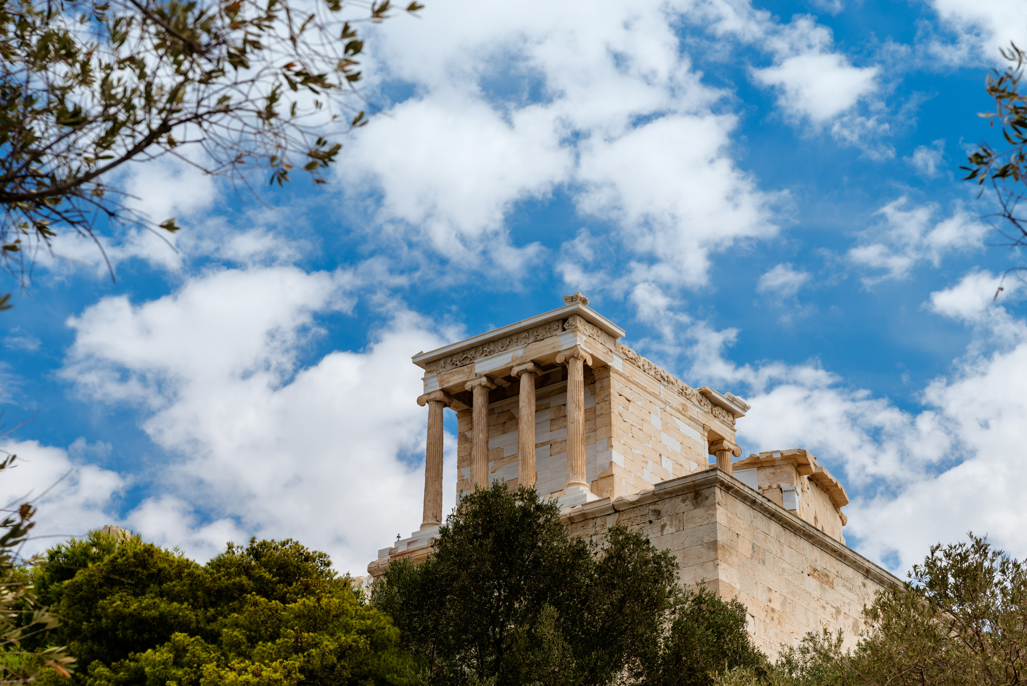 Nikon D800 sample photo. Temple of athena in acropolis, athens, greece photography