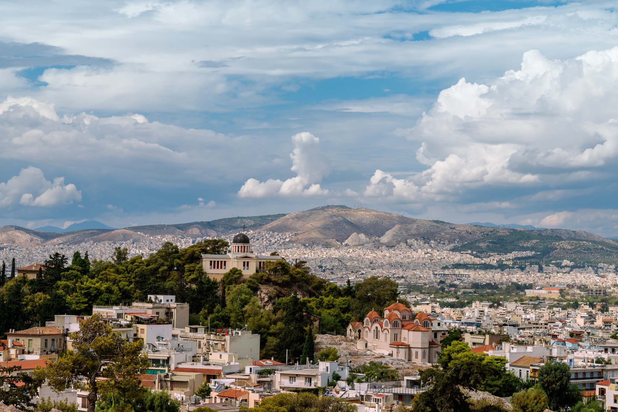 Nikon D800 sample photo. Panoramic view of athens,greece photography