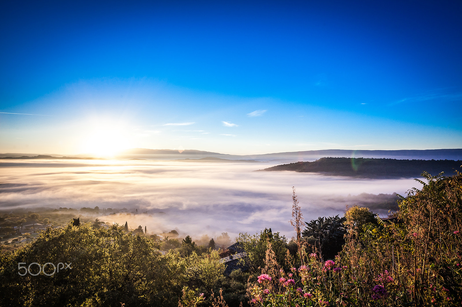 Canon EF 20mm F2.8 USM sample photo. Early morning in the luberon photography