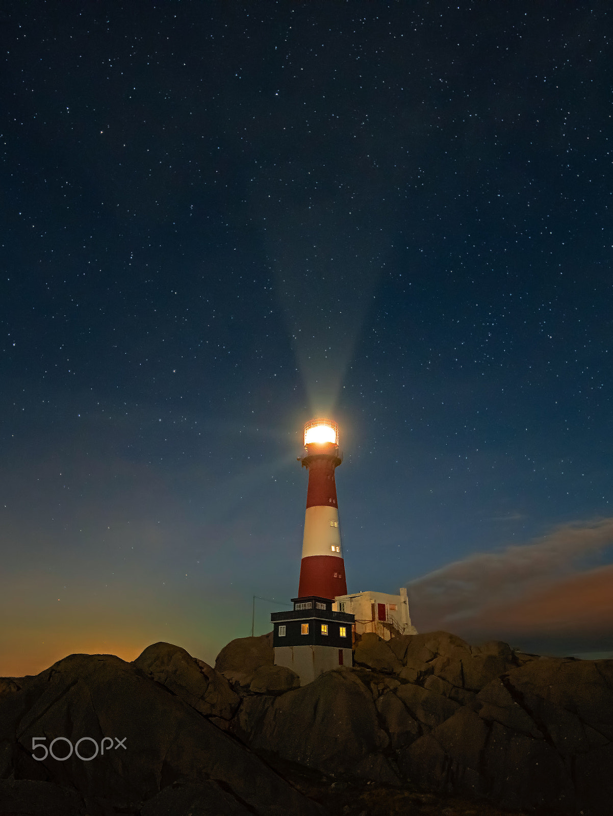 Sony a7R II + Canon EF 300mm f/2.8L sample photo. Eigerøy lighthouse photography