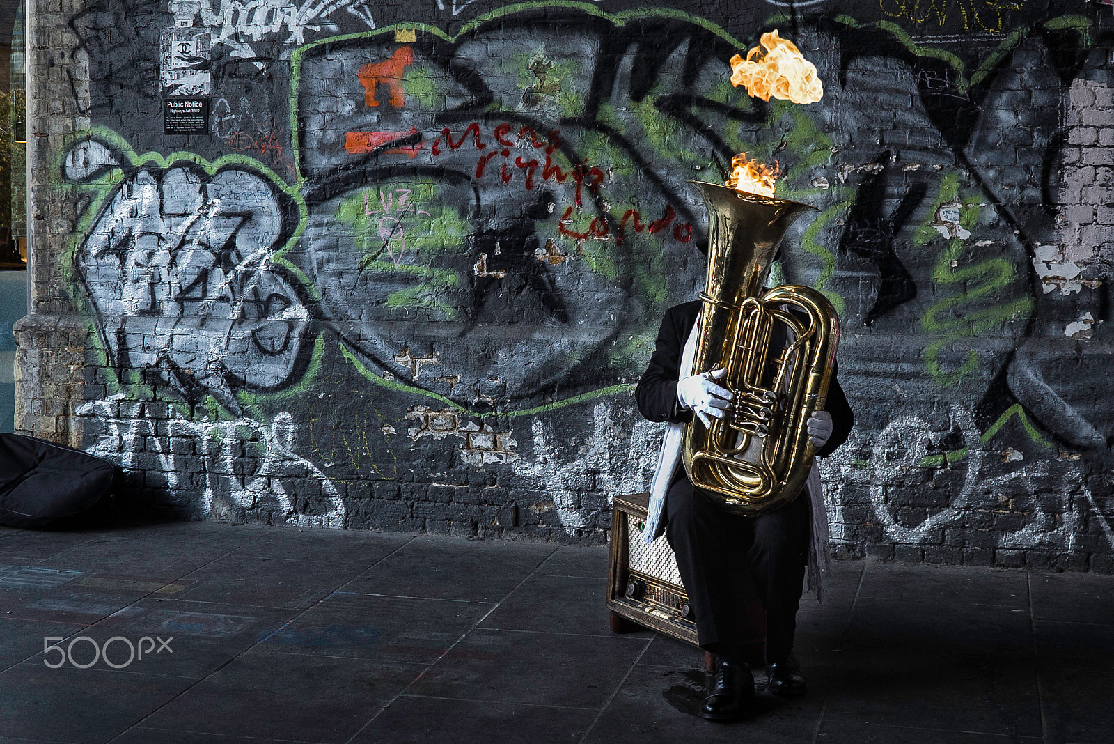 Sony a7S + Sony FE 28-70mm F3.5-5.6 OSS sample photo. Hot tuba player photography