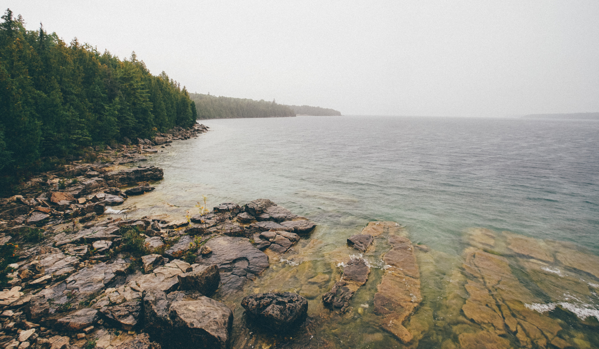 Sony a7 II + Canon EF 17-40mm F4L USM sample photo. Little dunks bay - tobermory photography