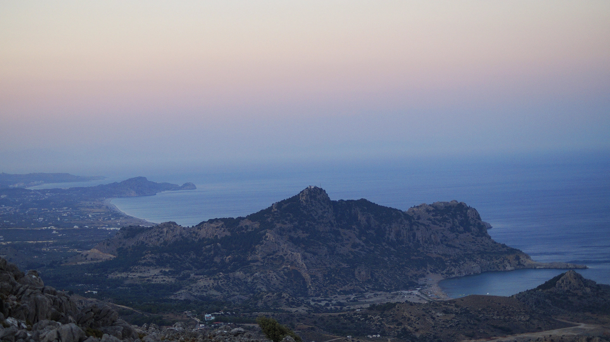 Sony SLT-A58 + Sony DT 55-200mm F4-5.6 SAM sample photo. Sunset tsambika, Αρχάγγελος, Ελλάδα photography