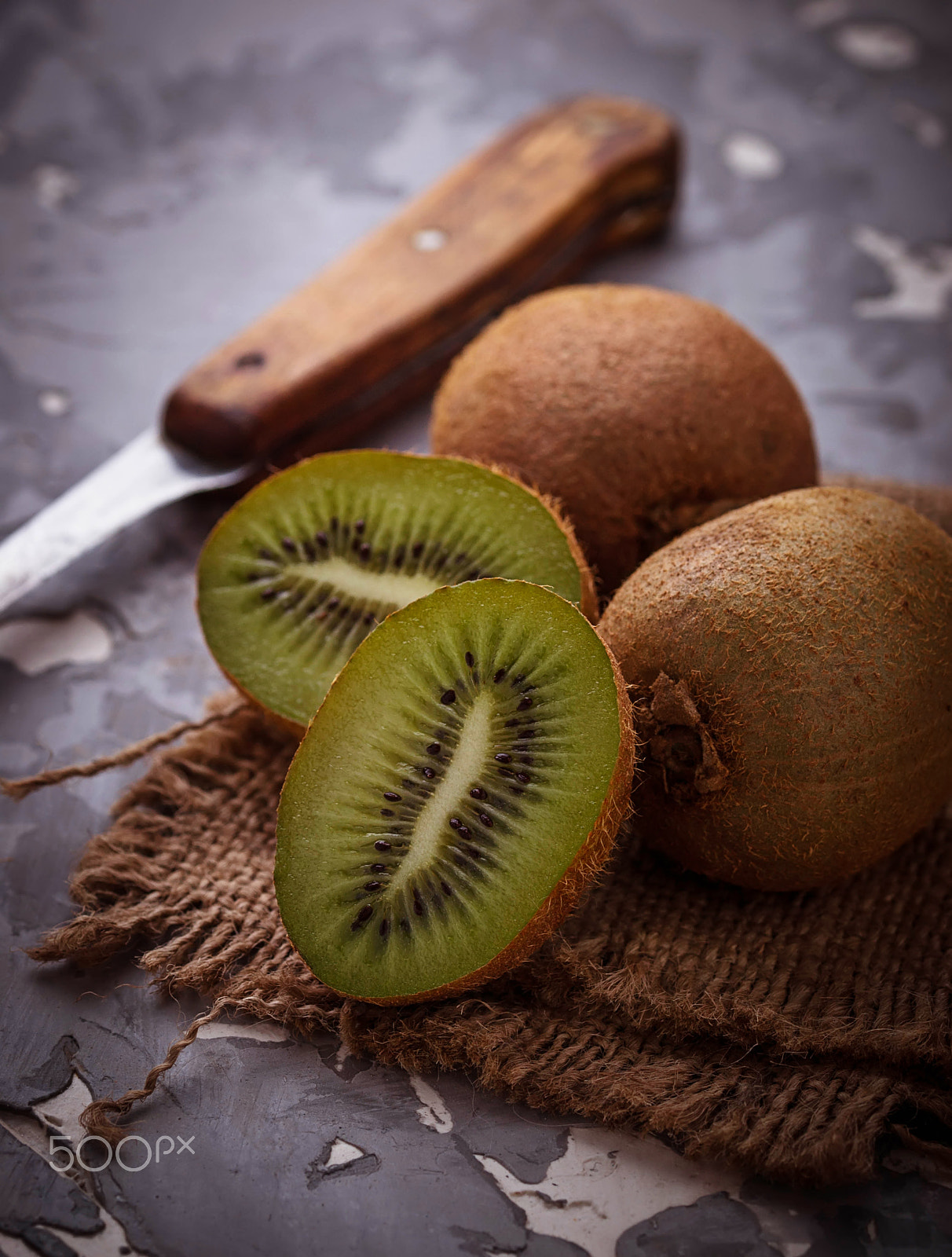 Sigma 105mm F2.8 EX DG OS HSM sample photo. Fresh green kiwi photography