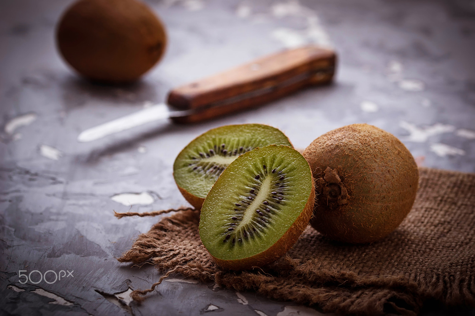 Sigma 105mm F2.8 EX DG OS HSM sample photo. Fresh green kiwi photography